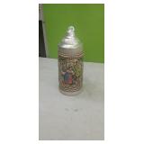 Lidded German Stein