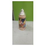 Lidded German Stein