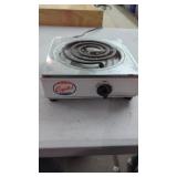 Capitol Single Electric Burner Hotplate. Tested