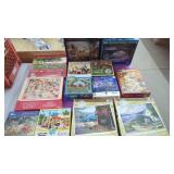 13 Jig Saw Puzzles. Has been opened & Assembled