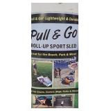 NEW Pull & Go Roll- Up Sport Sled & Carrying