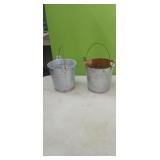 (2) Galvanized Pails