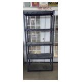 73"T x 14.25"D x 34"W - 5 Tier Plastic Shelving