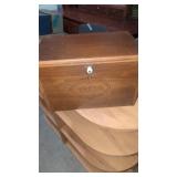 Wood Bread Box. Good Condition