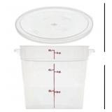 NEW 6qt Round Kitchen Storage Container w/ Lid