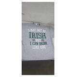 Size 2XL T-Shirt "I May Not Be Irish But I Can