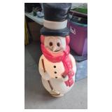 Vintage 41" Snowman Blow MoldLit up and Working