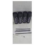 NEW Set of 4 - 20 oz Plastic Skinny Tumblers w/