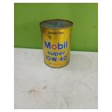 1qt. Mobil Super 10W-40 can ( used)