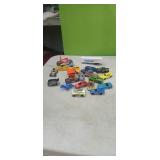Group of Matchbox & hot wheel  type cars.