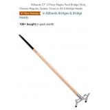 NEW 57" Maple Pool Bridge Stick, Regular, 2 Pc