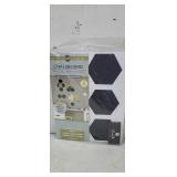NEW Chalkboard Hexagon Wall Stickers- Includes 15