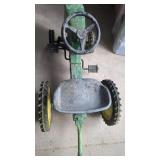 Vintage John Deere Pedal Tractor and Wagon From
