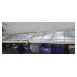 Set of 8 Galvanized Metal Panels, 12.75" x 24"