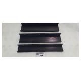 Set of 3 - 24" Floating Shelves, Black
