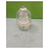 Precious Moments Musical Snow globe plays  (" In
