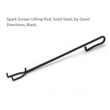 NEW Spark Screen Lifting Rod, Solid Steel, Black