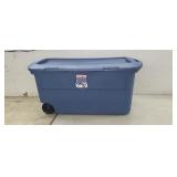 Sterilite 45 Gal Tote w/ Lid & 2 Wheels,