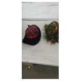(2) Vintage Hats with hat box