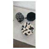 (3) Vintage Hats with hat box