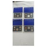(4) Proof Sets 1970,1971,1972,& 1983