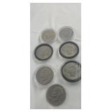 (7) 1974  Eisenhower Dollars