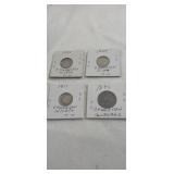 (4) Canadian Coins ( silver)