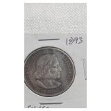 1893  Columbian Half Dollar, issued for the