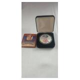 2000  1oz  American Silver Eagle in full color