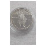 1992 P Columbus Quincentenary Silver Dollar, 90%