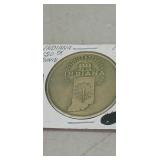 1966 Indiana  Sesquicentennial Token