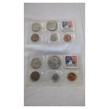 (2) 1960 Mint Sets With Franklin Halves.  Mints