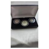 3 Coin UNC Set 1972 D Kennedy Half Dollar , 1971D