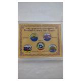 Complete Colorized 20th Century State Quarter Set