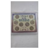 History of U.S. Nickels Set( includes V Nickel