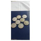 (8) 1965-1969 Kennedy Half Dollars