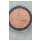 1oz .999 Copper Round  Vietnam Veterans.