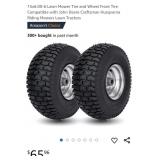 2 Pk - 15 x 6.00 - 6 Lawn Mower Front Wheel Tires