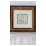 Sterling Silver Relief Framed Italian Religious