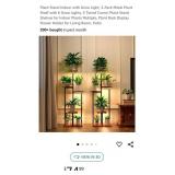 NEW 2-Pk 5 Tiered Plant Stand w/ Grow Lights,