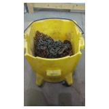 Mop Bucket with Log Chain, & Tire Chains