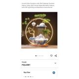 LED Light Ring, Ceramic Deer w/ Mist Tabletop