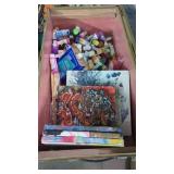 Craft  Paints in Blue Storage Trunk. These have