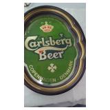 Carlsberg Beer Sign   13" x 16"  Very Nice Sign