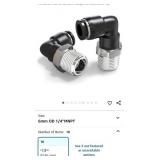 TAILONZ PNEUMATIC Male Elbow 6mm Tube OD x 1/4