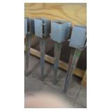 4 Post Spikes.  Added Support for your posts.