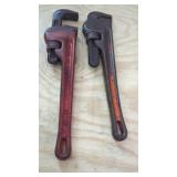 (2) 14" Rigid Pipe Wrenches