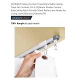 NEW 2.8-5.2ft Retractable Ceiling Curtain Track