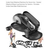 NEW Under Desk Elliptical Machine w/ Resistance