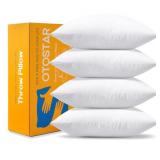 4 Throw Pillow Inserts, 18 x 18 Square Soft